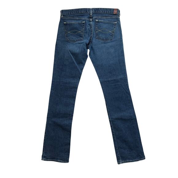 Y2K Vintage Abercrombie & Fitch 5 Pocket Low Rise Stretch Bootcut Jeans Sz 2 - Picture 3 of 6